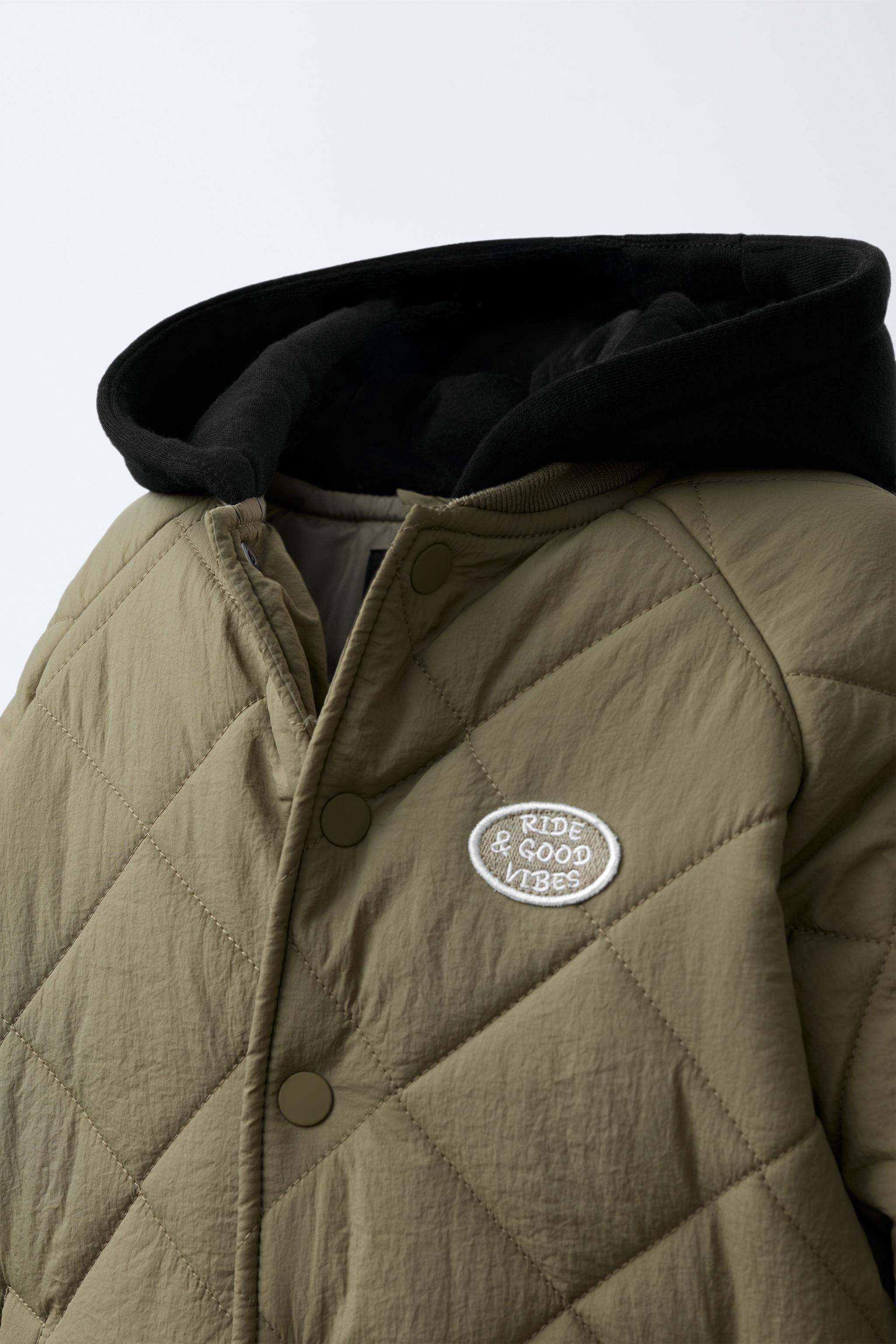 COMBINATION HOODIE PUFFER JACKET